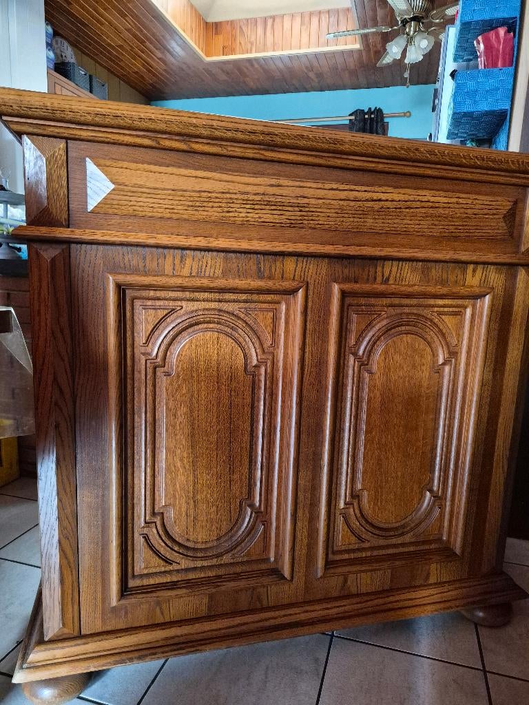 Bar chêne vintage, Antiquités & Art, Enlèvement