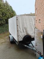 Aanhangwagen enkel as met dekzeil, Ophalen, Gebruikt