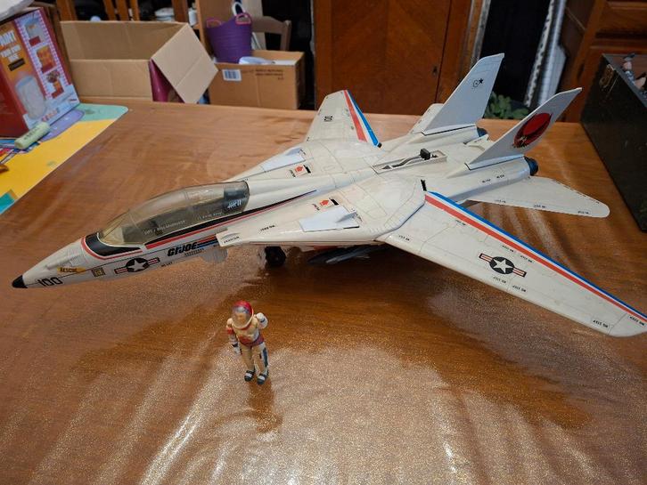 Gi joe Jet Skystriker 1983, Collections, Statues & Figurines, Utilisé, Fantasy, Enlèvement ou Envoi