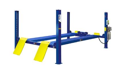 4-koloms hefbrug – Bijna nieuw, Doe-het-zelf en Bouw, Gereedschap | Overige machines, Gebruikt, Ophalen