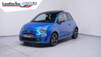 Fiat 500 1.2 Lounge panodak private-glas PDC-A climate-contr, Auto's, Fiat, Startonderbreker, Blauw, 127 g/km, Bedrijf