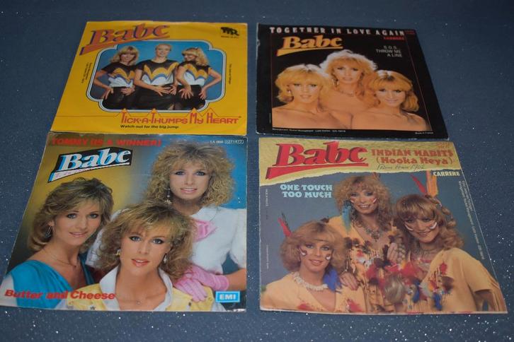 45t's waar is de tijd van de meidengroepen ?, Cd's en Dvd's, Vinyl | Rock, Zo goed als nieuw, Poprock, Overige formaten, Ophalen of Verzenden