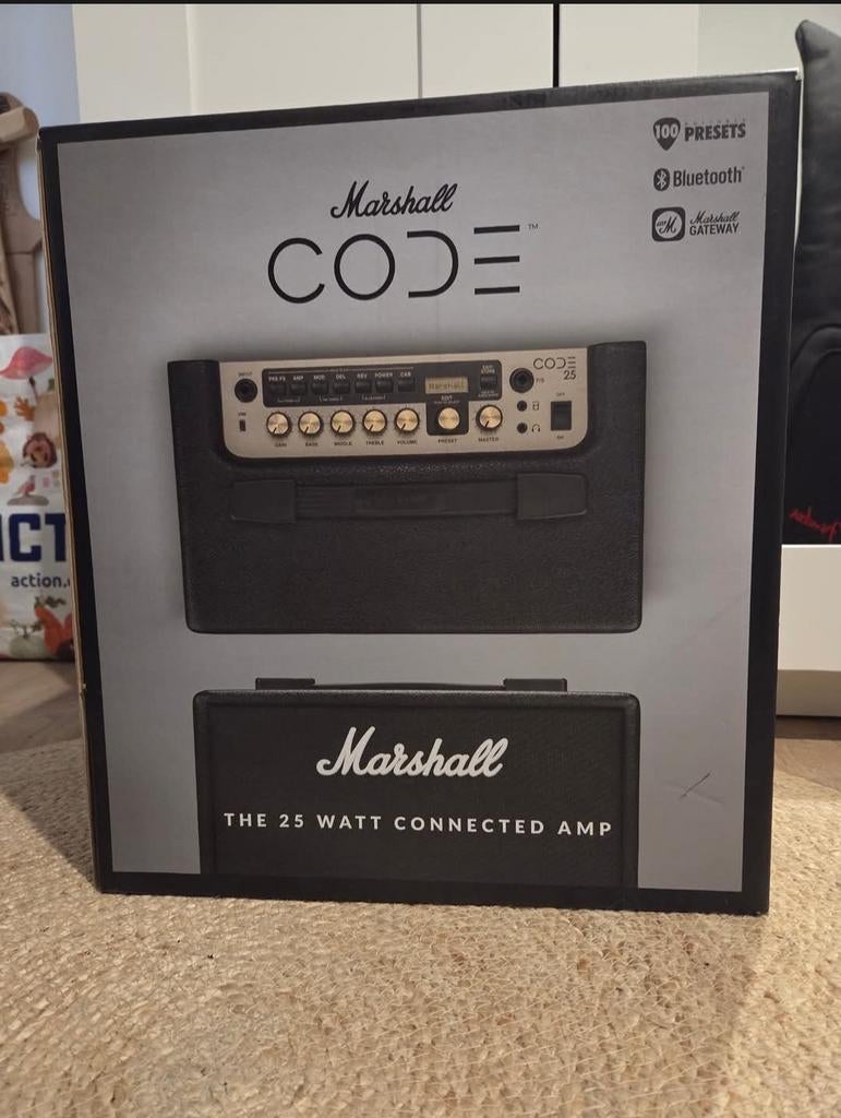 Ibanez elektrische gitaar + Marshall Code 25 versterker, Musique & Instruments, Amplis | Basse & Guitare, Guitare, Enlèvement