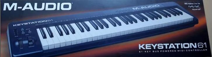 M audio keystation 61, Musique & Instruments, Claviers, Comme neuf, 61 touches, Autres marques, Connexion MIDI, Envoi