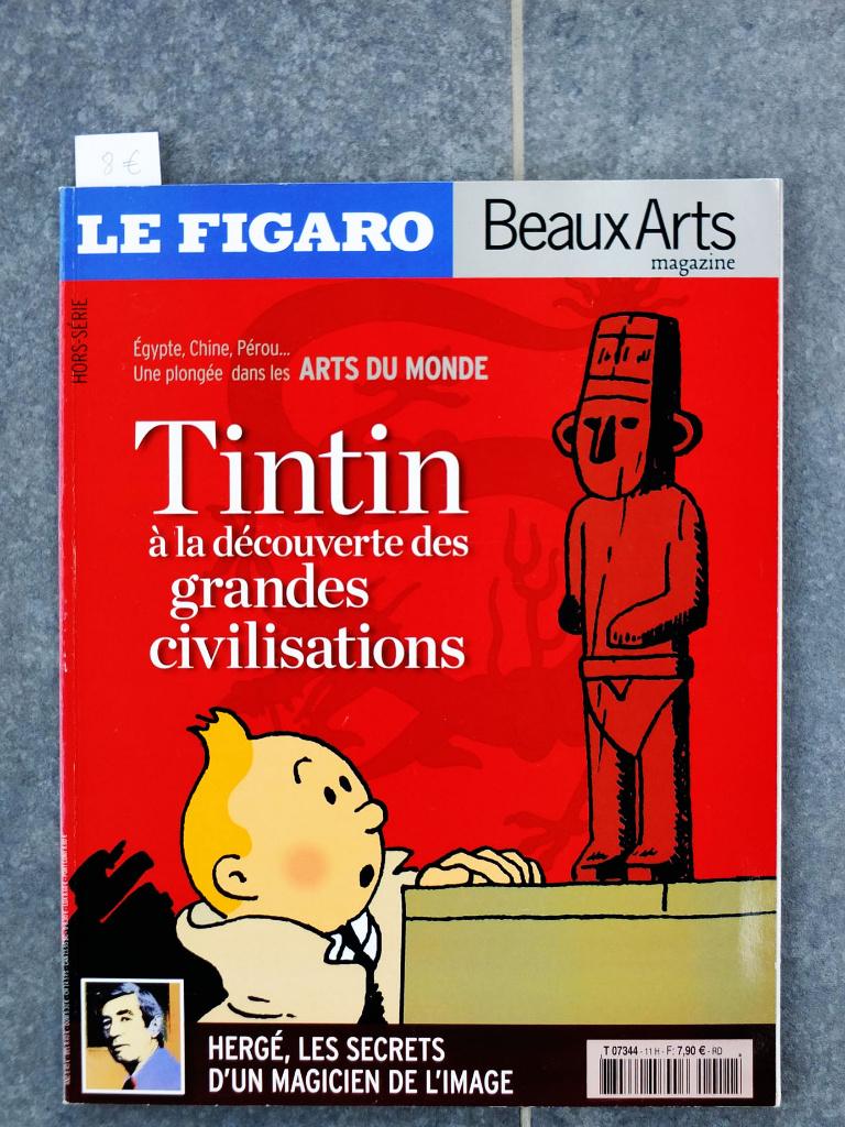 Revue Tintin à la découverte des grandes civilisations, 2008, Enlèvement ou Envoi, Tintin, Comme neuf, Livre ou Jeu