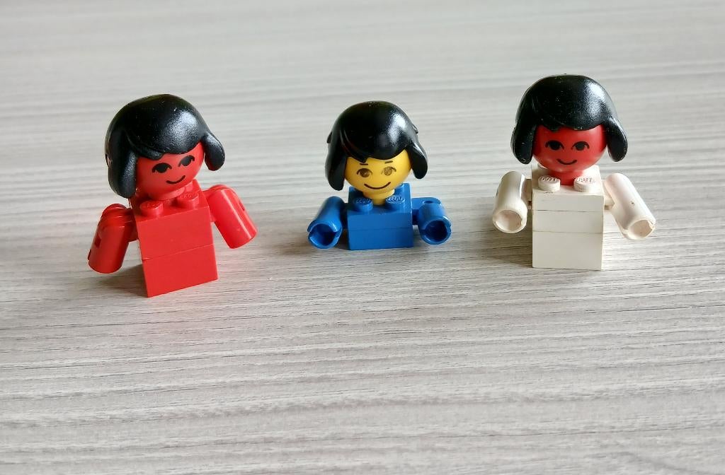 Vintage lego popjes, Ophalen, Gebruikt, Lego