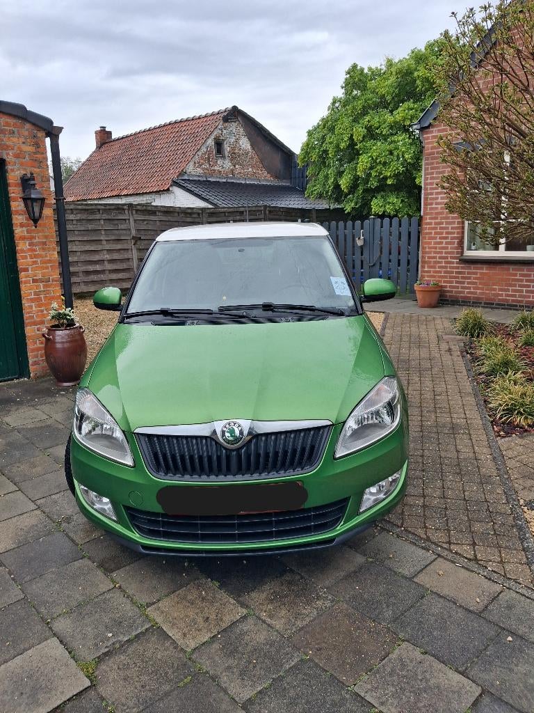 skoda fabia 2013, Auto's, Skoda, Particulier, Fabia, Benzine, Euro 5, Overige carrosserie, 5 deurs, Handgeschakeld, Groen, Grijs