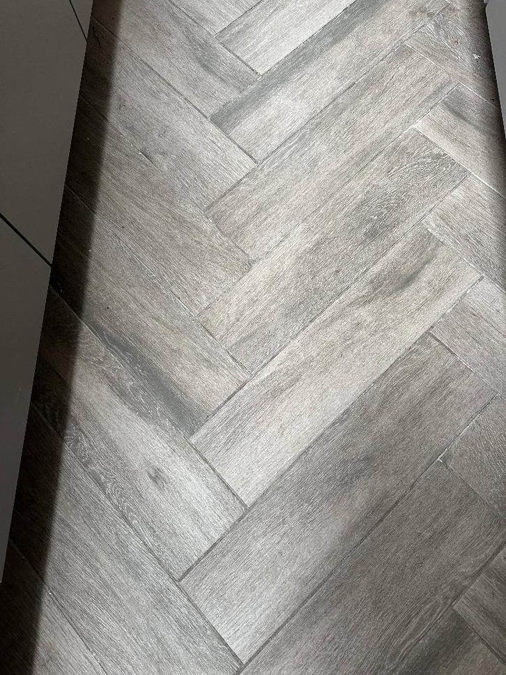 4x Visgraat parket Impermo - Pecan Taupe, Maison & Meubles, Maison & Meubles | Autre, Neuf, Enlèvement