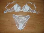 Lingerie setje 80C/ 38 nieuwstaat, Vêtements | Femmes, Enlèvement ou Envoi, Blanc, Ensemble