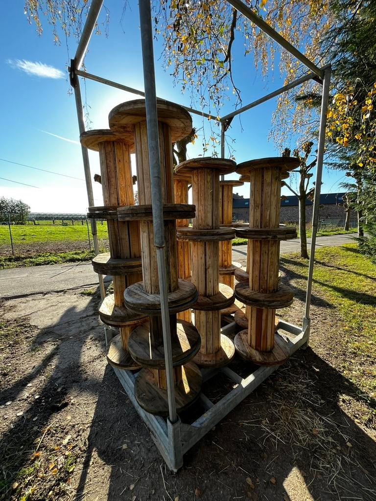 Bobijn haspel 53cm breed-60cm hoog, Ophalen, Zo goed als nieuw