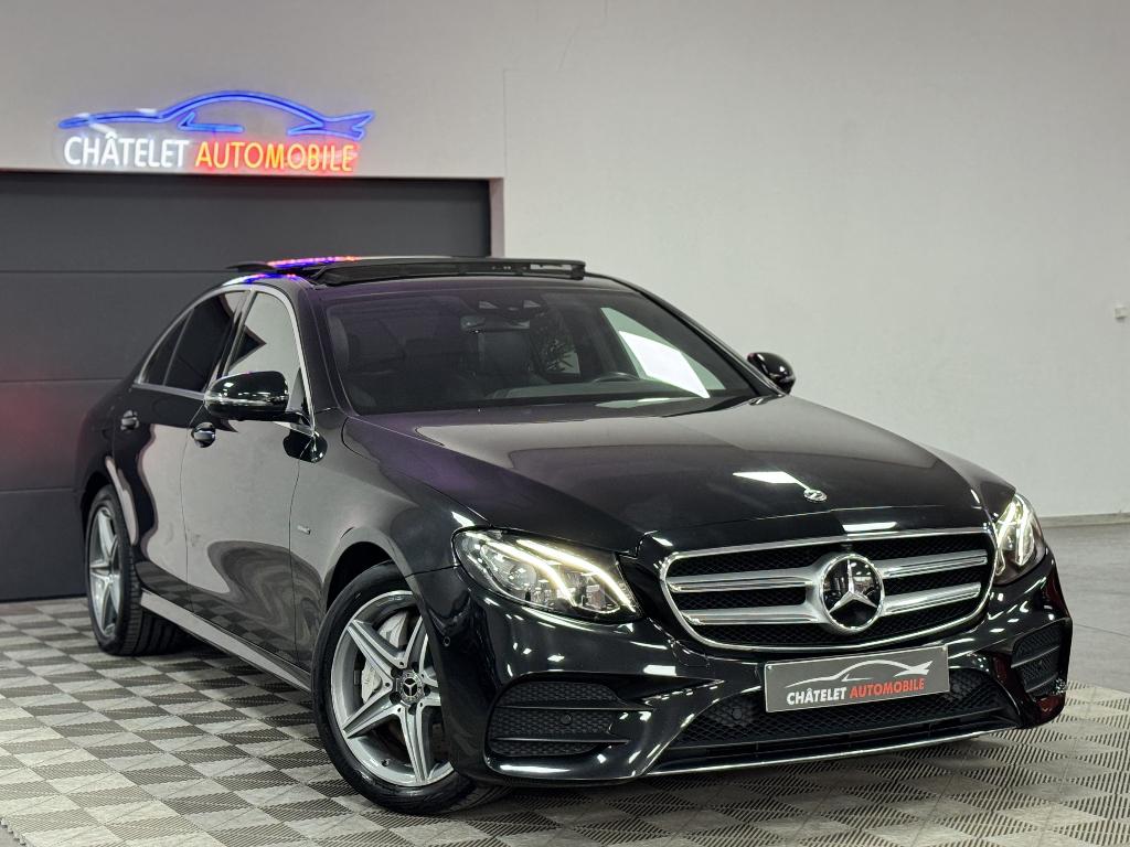 Mercedes-Benz E 300 de Pack-Amg Caméra 360 Led Toit, Auto's, Automaat, Achterwielaandrijving, Zwart, 4 cilinders