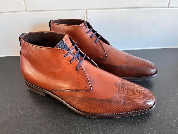 Floris van Bommel herenschoenen maat 7 / 41, Vêtements | Hommes, Chaussures, Comme neuf, Chaussures à lacets, Brun, Enlèvement ou Envoi