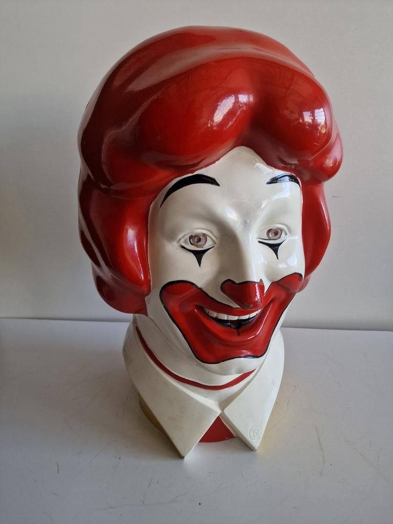 Tête de ballon Ronald McDonald's, Collections, Statues & Figurines, Utilisé, Humain, Enlèvement