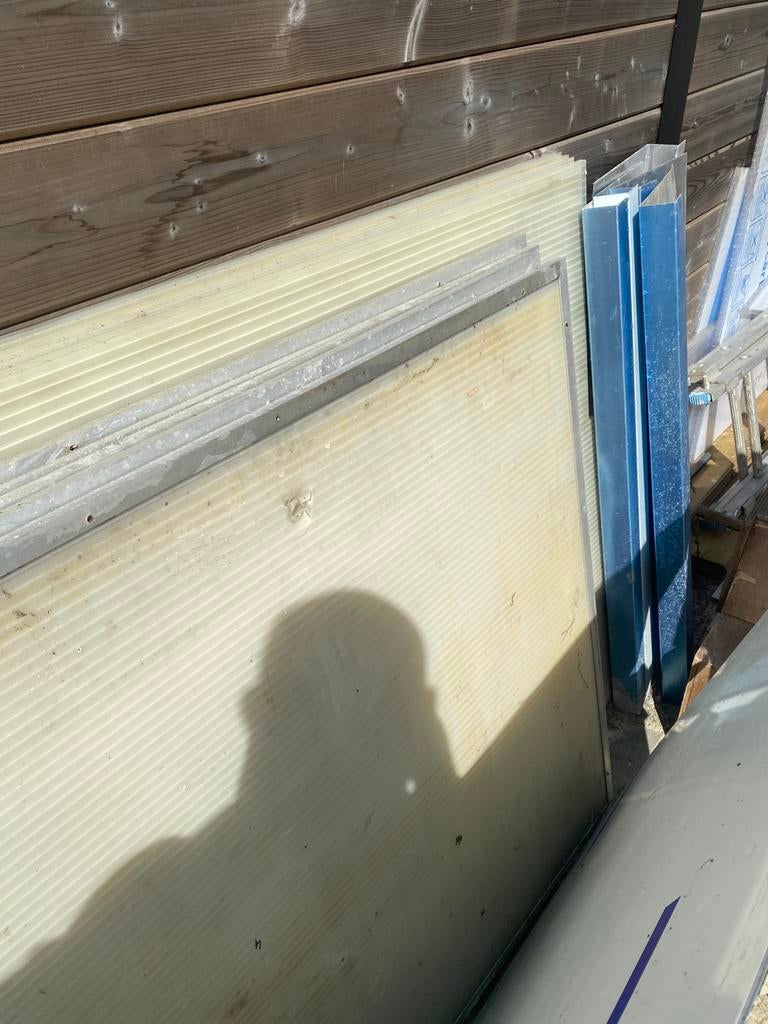 Plaques en polycarbonate, Enlèvement, Utilisé, Autres couleurs, Autres matériaux