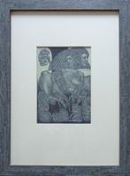 ANTIOUKHIN KONSTANTIN / EX-LIBRIS / KLEURETS / 33x24cm KADER, Ophalen of Verzenden