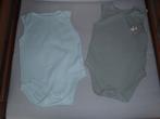 1 set van 2 rompers maat 74, Kinderen en Baby's, Babykleding | Maat 74, Ophalen of Verzenden, Zo goed als nieuw, Jongetje, Nacht- of Onderkleding