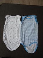 2 rompertjes zonder mouwen (Zeeman) Maat 50-56, Kinderen en Baby's, Zeeman, Jongetje of Meisje, Ophalen of Verzenden, Zo goed als nieuw