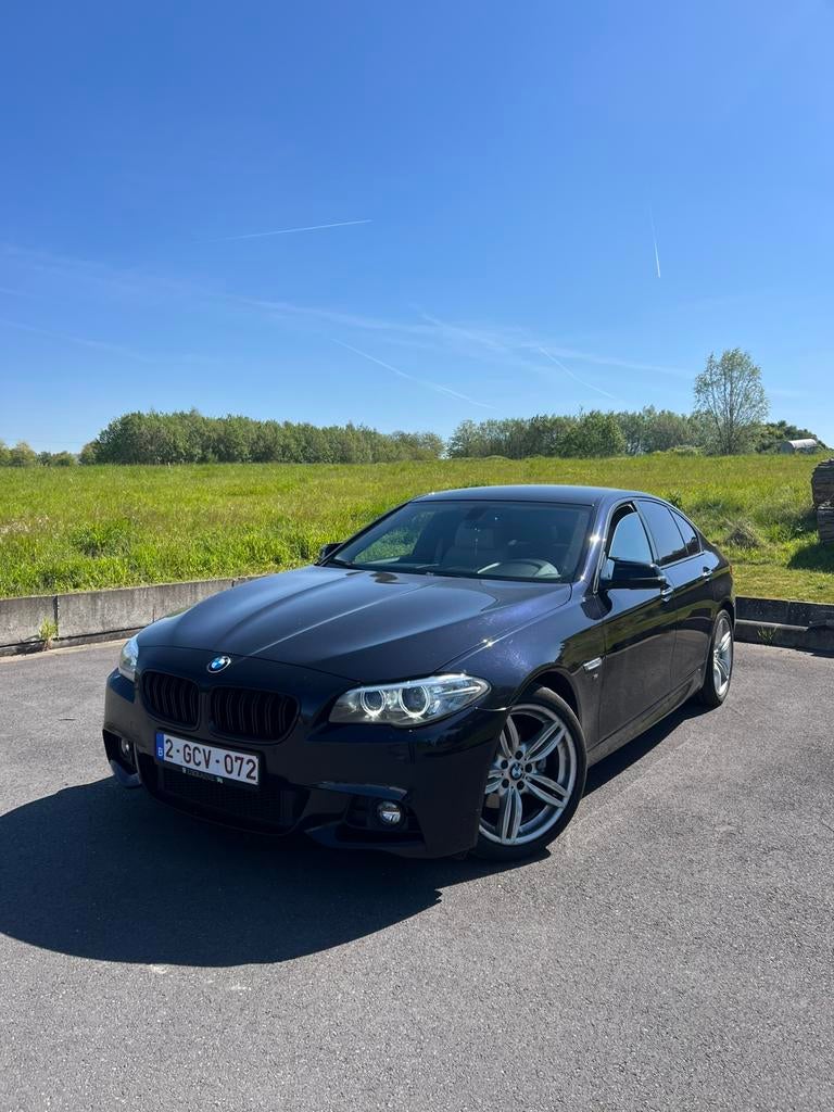 BMW 520d, Auto's, Automaat, Achterwielaandrijving, 4 cilinders, Blauw