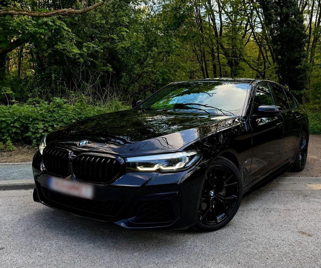 Pack hybride léger BMW 520 M, Cuir, Noir, Diesel, Automatique