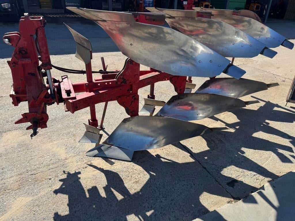 Steeno 3 schaar ploeg met kantschijf, Ophalen