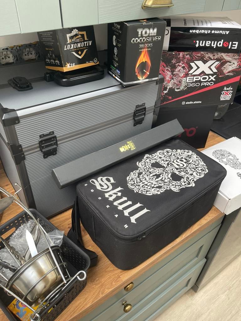 Chicha lot complet Narguilé, Hobby en Vrije tijd, Feestartikelen, Ophalen of Verzenden, Zo goed als nieuw