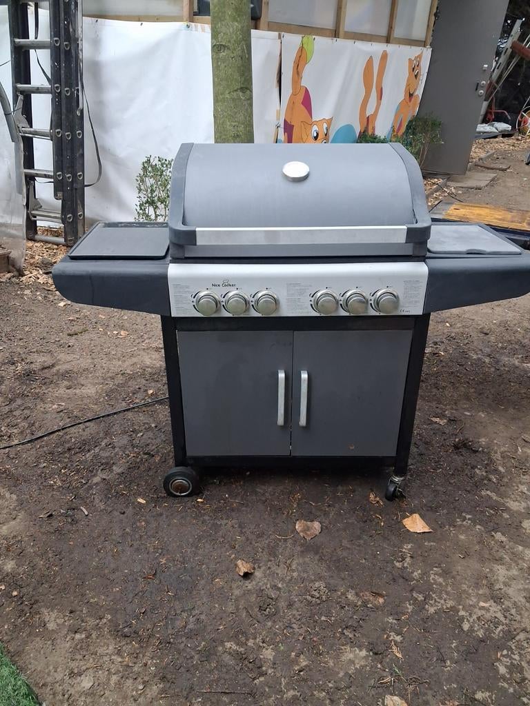 Barbecue op gas, Ophalen