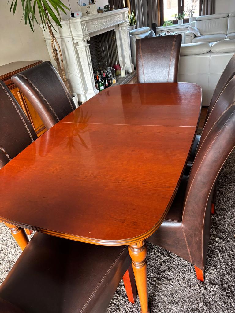 Eetkamer in kerselaar, Ophalen, Gebruikt, Engelse landelijke stijl, 6 tot 8 stoelen