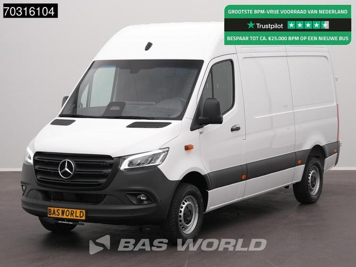 Mercedes Sprinter 317 CDI Automaat L2H2 LED Nwste model BPM, Auto's, Bestelwagens en Lichte vracht, Bedrijf, Te koop, Achteruitrijcamera
