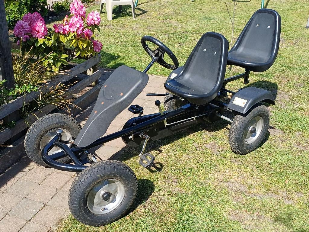 Duo zit Skelter Gocart XL 200x80 vanaf 7jaar, Ophalen, Gebruikt, Overige merken, Duozit