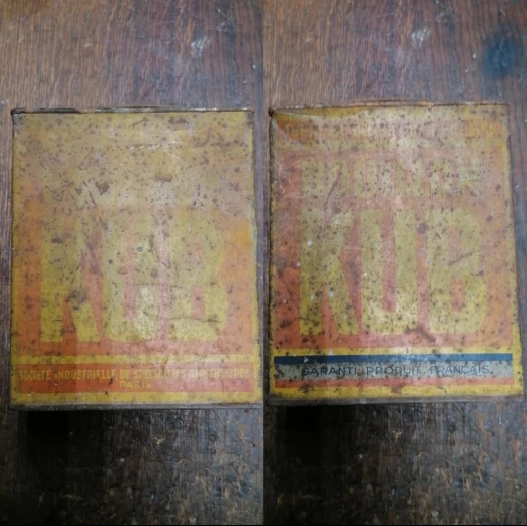 Boite lithographie bouillon Kub, Envoi, Utilisé, Autre, Autres marques