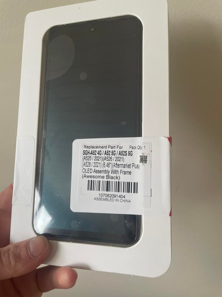 OLED scherm (display+touch+frame) Samsung A52 en A52s, Samsung, Overige typen, Nieuw, Ophalen of Verzenden