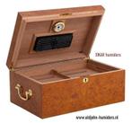 XIKAR MERK HUMIDOR "TUSCANY" LIGHT BURL 120 SIGAREN      h63, Envoi, Neuf, Boite à tabac ou Emballage