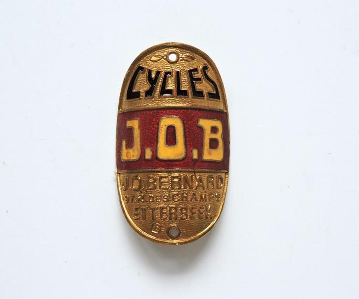 VELO VINTAGE ancienne plaquette fabricant Bruxelles, Vélos & Vélomoteurs, Vélos & Cyclomoteurs Autre, Envoi