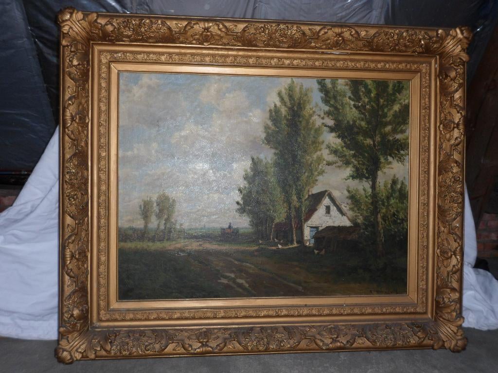 Peinture sur toile, Antiquités & Art, Art | Peinture | Classique, Enlèvement