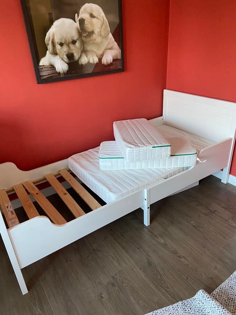 Sundvik meegroeibed IKEA + bijhorende matras, Kinderen en Baby's, Ophalen, Zo goed als nieuw, Matras