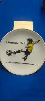 Porseleinen schotel en een badge (speld) van Thor Waterschei, Verzamelen, Ophalen