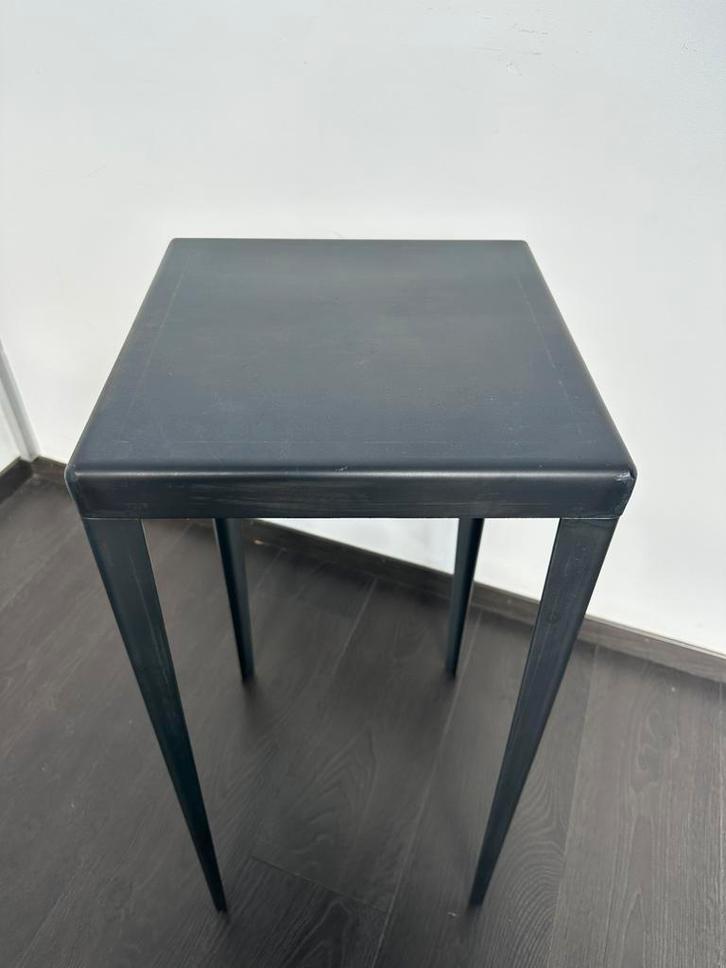 Table haute / console noire (Maison Selection Liège), Maison & Meubles, Tables | Tables d'appoint, Comme neuf, Carré, 60 cm ou plus