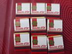 9 x ancienne pochette allumettes cigarettes boule d'or, Ophalen of Verzenden, Zo goed als nieuw, Luciferdoosjes of -merken
