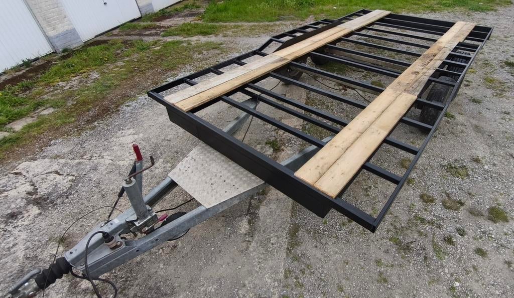 Remorque plateau 480 x 240 tiny house