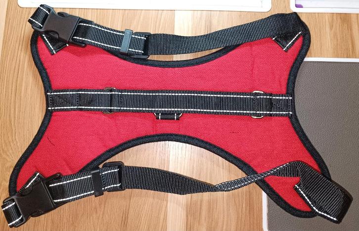 Hondentuig XL – verstelbaar & comfortabel (reflecterend), Dieren en Toebehoren, Hondenriemen, Nieuw, Hondenriem-accessoire, Ophalen of Verzenden