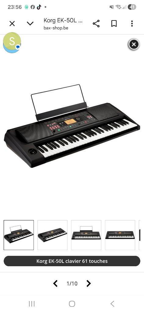 Korg ekl 50 limites carte pro pa600, Musique & Instruments, Claviers, Comme neuf, 61 touches, Korg, Enlèvement
