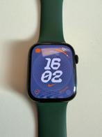 Apple Watch 7, Handtassen en Accessoires, Smartwatches, Ophalen, Gebruikt, IOS, Groen