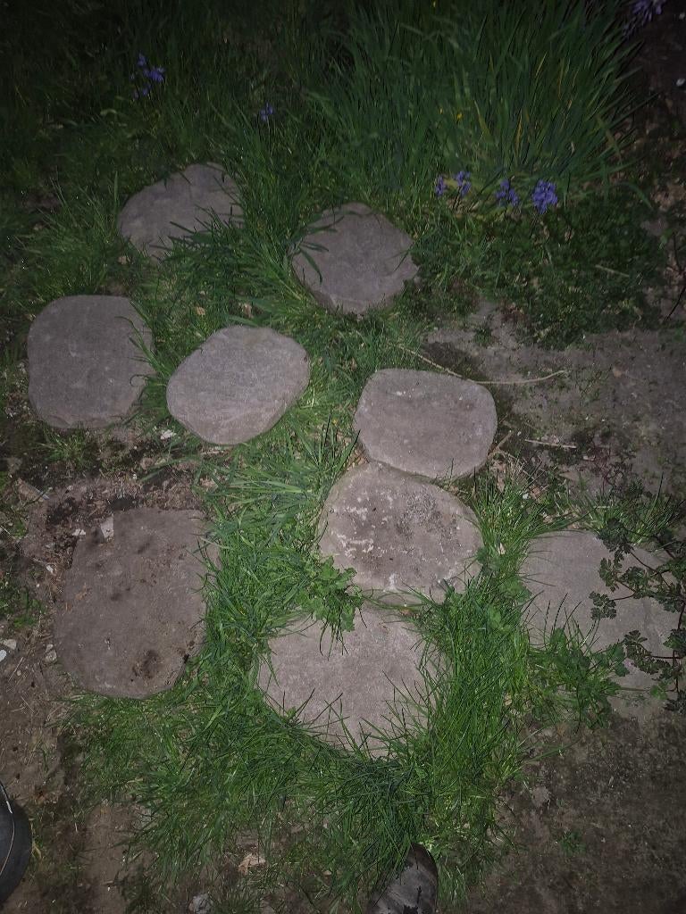 Stapstenen, Tuin en Terras, Tegels en Klinkers, Ophalen, Overige materialen, Gebruikt, Overige typen