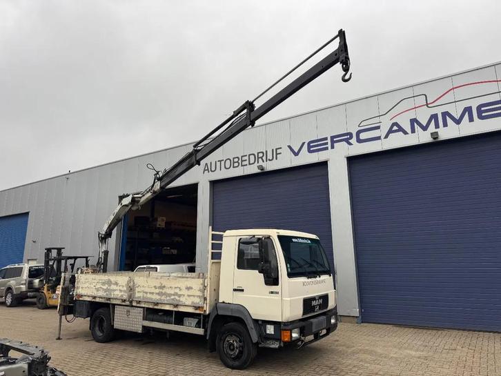 MAN L2000 *9.153-BELGIAN TRUCK* (bj 1994), Autos, Camions, Entreprise, Achat, MAN, Diesel, Boîte manuelle, Blanc, Propulsion arrière