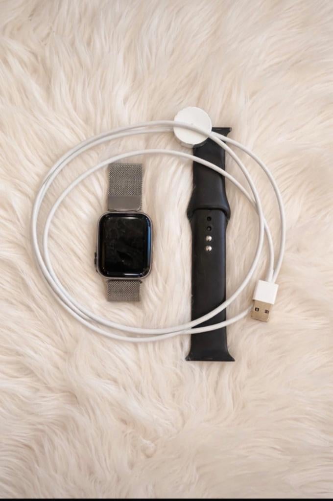 Apple watch, Verzenden, Zwart, IOS, Zo goed als nieuw