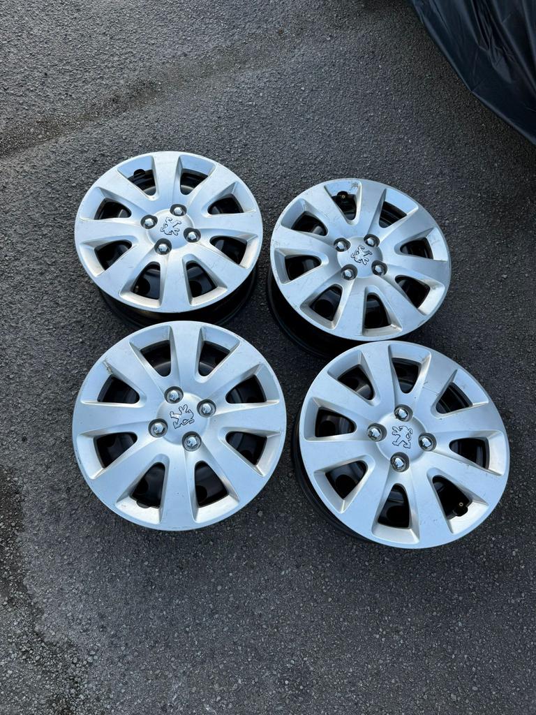4 jantes toles 16 pouce peugeot, Enlèvement, Comme neuf