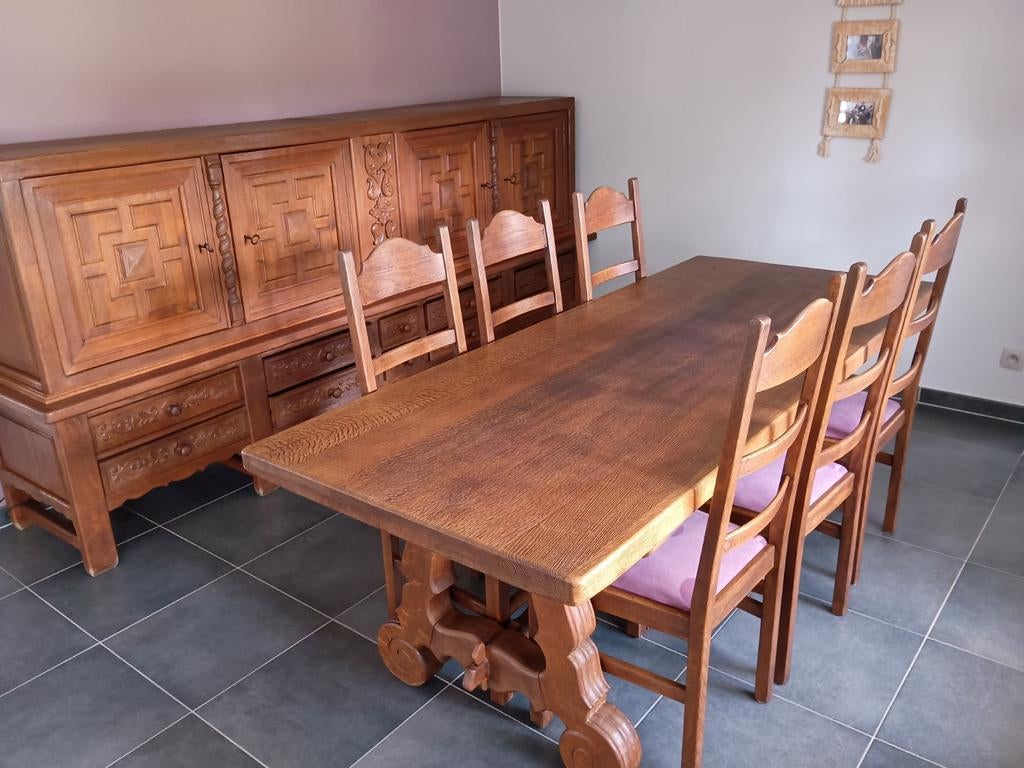 Eiken houten volledige woonkamer, Huis en Inrichting, Ophalen