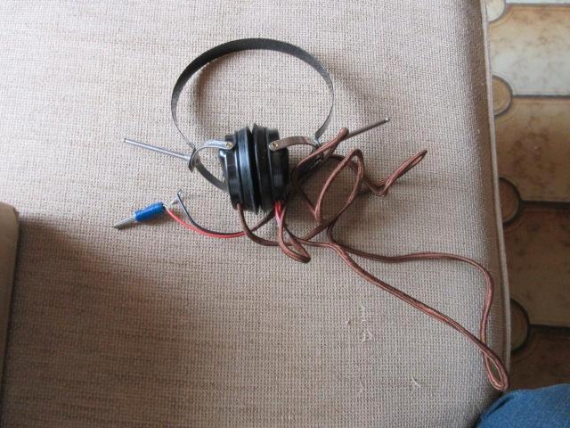 Voor galena tsf WW2 helm-oortelefoons Militaire Vergadering, Antiek en Kunst, Antiek | Tv's en Audio, Ophalen of Verzenden