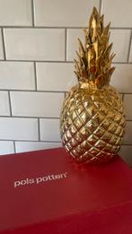Pols Potten gouden ananas porselein design decoratie - NIEUW, Ophalen, Nieuw