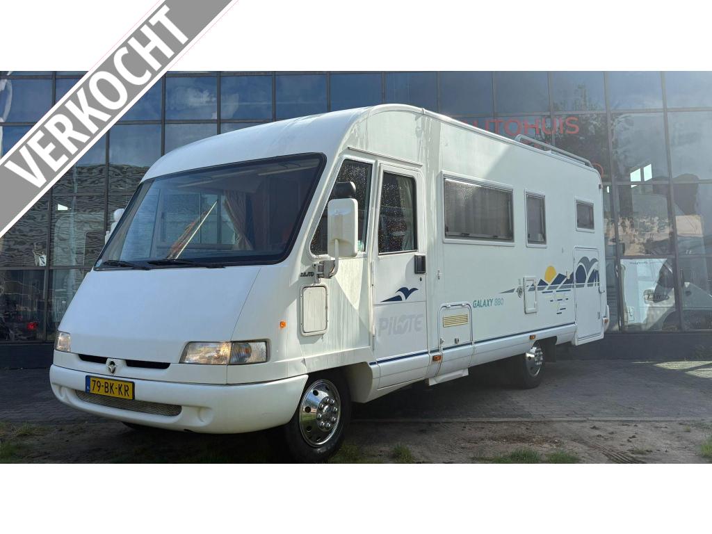 Pilote Galaxy 880, Fiat, Caravanes & Camping, Camping-cars, Boîte manuelle, Diesel, Réfrigérateur, Chauffage autonome